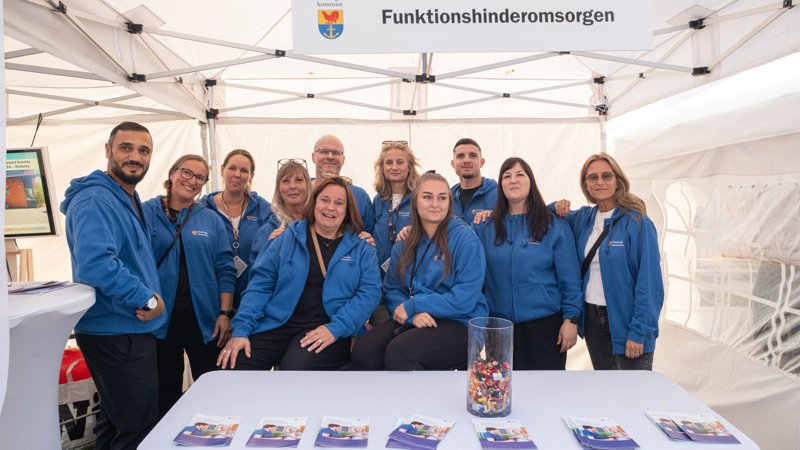 Bild över medarbetare från Funktionshinderomsorgen