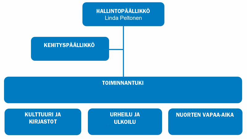 Kulttuuri- ja vapaa-aikahallinnon organisaatiokaava