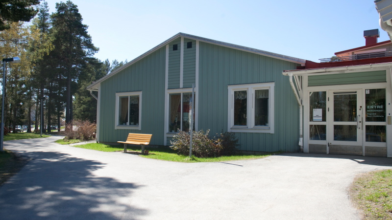 Bild på byggnaden på Hagagården