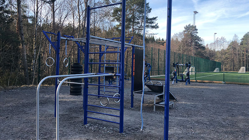 Utegym i Svartbäcken
